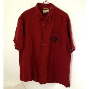 Cubavera Embroidered Cocktail Shirt Blue Agave Tequila Linen Blend Pocket Sz XXL